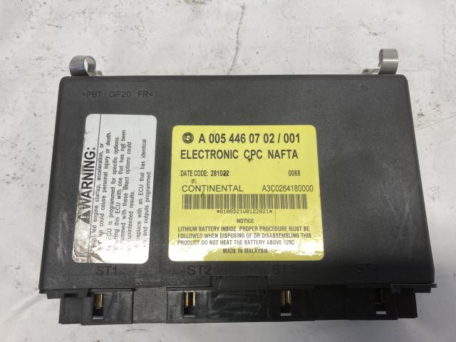 2014 Freightliner CASCADIA Cab Control Module Cecu: P/N A-005-446-07-02/001