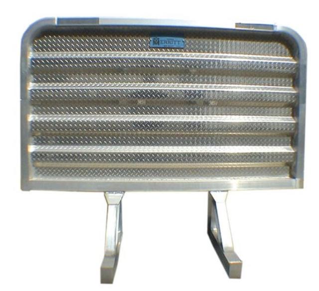 Best Fit 317367C0057 Headache Rack (Cab Rack): Merritt 68" X 70" Dyna-Light Aluminum Headache Rack