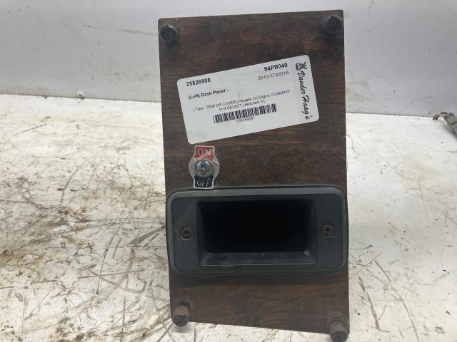 Peterbilt 377 Dash Panel: Gauge And Switch