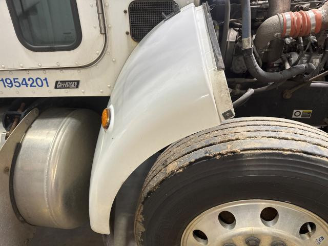 2017 Peterbilt 337 Right White Extension Fiberglass Fender Extension (Hood): Does Not Include Bracket