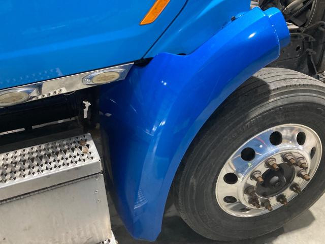 2019 Peterbilt 579 Right Blue Extension Fiberglass Fender Extension (Hood): Does Not Include Bracket
