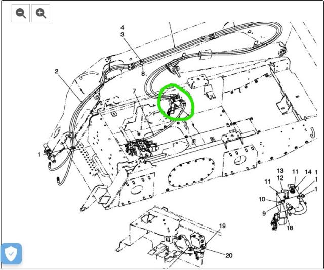 2007 New Holland L175 Hydraulic Valve: P/N 86635833