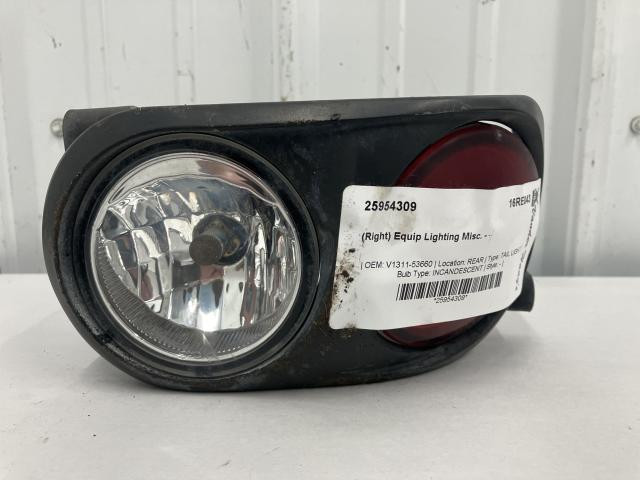 2016 Kubota SSV65 Right Lighting, Misc.: P/N V1311-53660