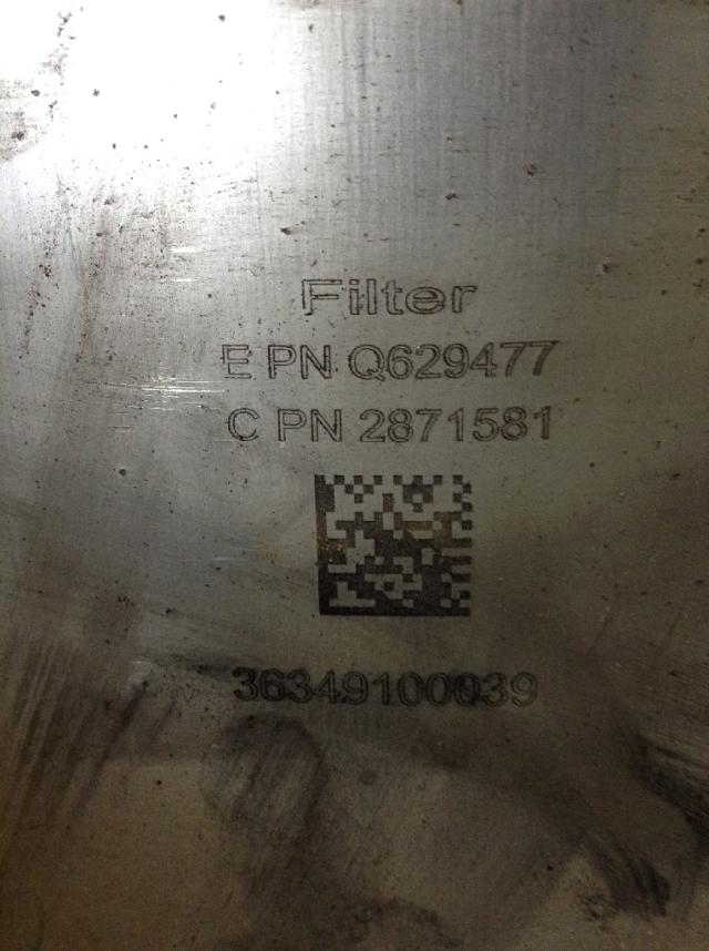 Cummins ISX Exhaust DPF Filter for Sale