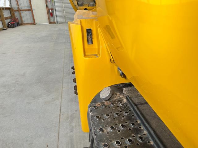 2005 International 4300 Left Yellow Extension Fiberglass Fender Extension (Hood): Does Not Include Bracket, Small Chip Along Front Edge