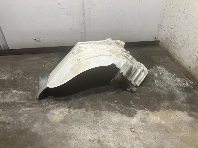 2009 Freightliner M2 106 Left White Extension Fiberglass Fender Extension (Hood): Does Not Include Bracket
