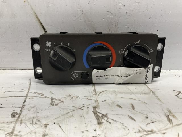 2008 Mack GU800 Heater & AC Temp Control: 3 Knobs, 2 Buttons