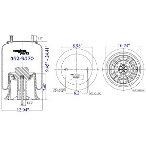 Dayton 452-9370 Air Spring for Sale