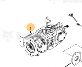 7001896 | Bobcat T750 Equip Hydrostatic Pump for Sale